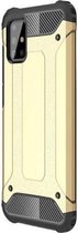 Samsung Galaxy S20 Hybrid  Backcover - Goud
