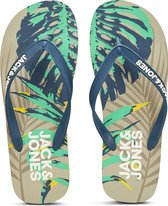 JACK&JONES JWFPRINT TROPICAL PACK FLIP FLOP Heren Slippers - Maat 42 43