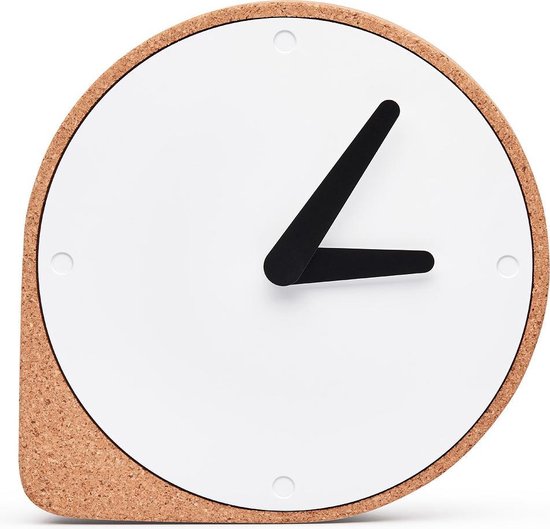 Puik Art Clork Cork Clock - Klok - Naturel