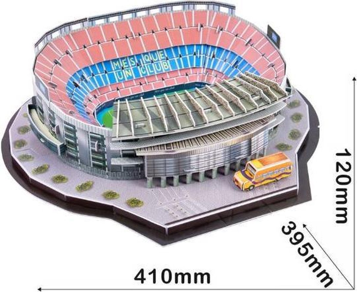 lid marionet Nodig hebben 3D Puzzel Camp Nou FC Barcelona - Voetbal - Bouwpakket - Stadion -  Voetbalstadion -... | bol.com