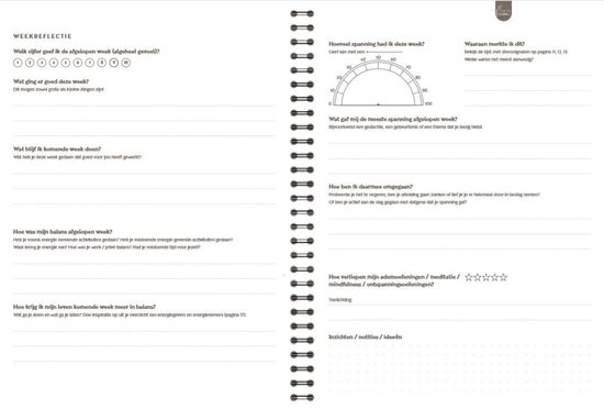 Flexieplanner Weekplanner bij Stressklachten en Burn-out - Mid Green