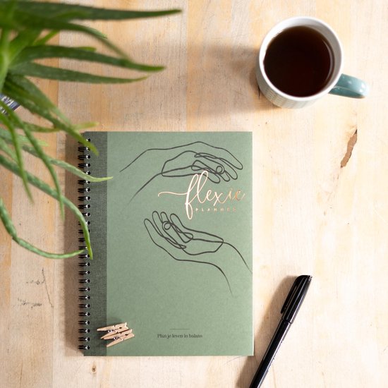 Flexieplanner Weekplanner bij Stressklachten en Burn-out - Mid Green