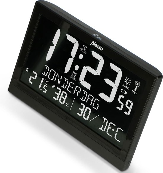 Alecto AK70 Grote digitale klok met thermometer en