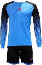 Gladiator Sports Keeperstenue Blauw/Zwart - Keepersbroek + Keepersshirt