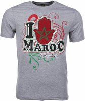 T-shirt I Love Maroc - Grijs