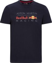 Red Bull Racing Large Logo Tee Heren - Maat XS