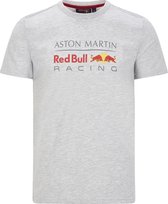 Red Bull Racing Large Logo Tee Heren - Maat XS