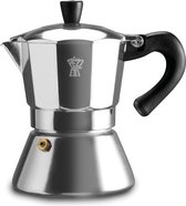 Pezzetti espressomaker - koffiemaker - 6 kops - aluminium - inductie - gas - elektrisch