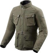 REV'IT! Livingstone Dark Green Textile Motorcycle Jacket XL