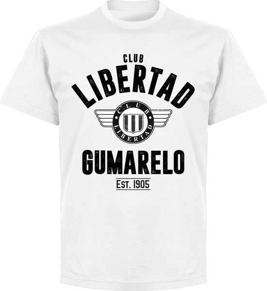 T-shirt établi du Club Libertad - Blanc - 5XL