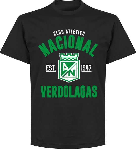 Atletico Nacional Established T-Shirt - Zwart - M