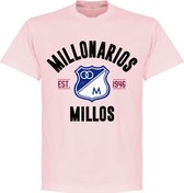 Millonarios Established T-Shirt - Roze - XXL