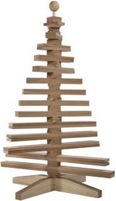 Geletterdheid Relatie Verfijning Cosy&Trendy Moderne houten kerstboom - Ø 58 x 88 cm | bol.com