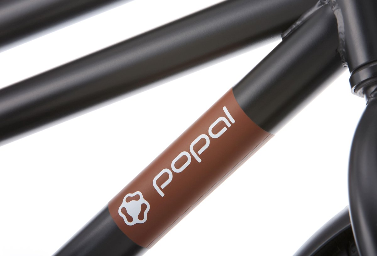 Popal Cooper Bamboo Kinderfiets - 12 inch - Zwart | bol.com