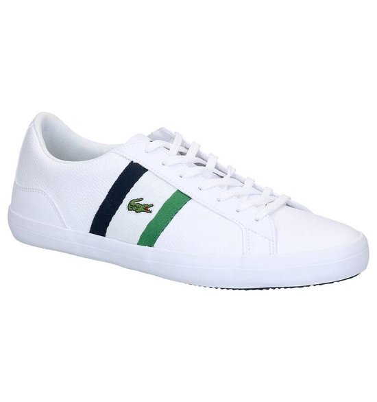 Lacoste LEROND 119 3 Wit / Marine - Schoenen Lage sneakers Heren € 147,13
