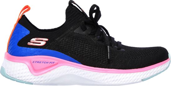 Skechers Solar Fuse Dames Sneakers - Zwart - Maat 39 | bol.com