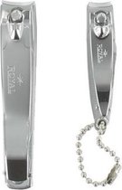 Set RVS Nagelknippers 5 cm en 8 cm incl ketting, nagelkrabber en nagelvijl