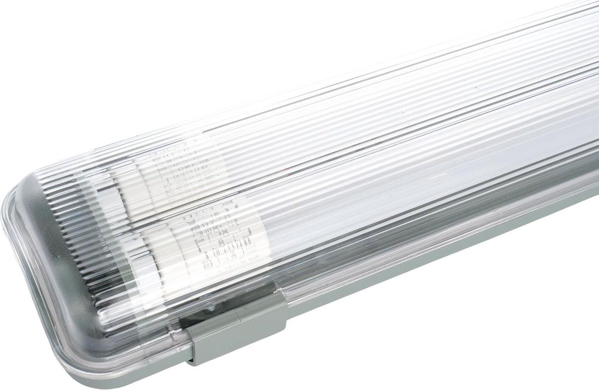 Luminaire V-tac LED TL 120cm, 36w, 4000K, 3400 Lumen IP65, avec 2x tuyau LED  120cm - Pureweb