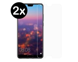 Screenprotector - 2 Stuks - Geschikt voor Huawei P20 - Extra Sterk - Beschermglas - Gehard Glas - Tempered Glass - Screen Protector