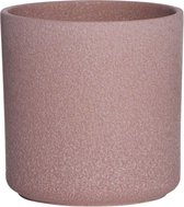 Cilinder pot Keramisch Antiek Roze H13 D13