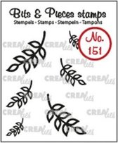 Crealies Bits & Pieces stempel no.151 Mini blaadjes