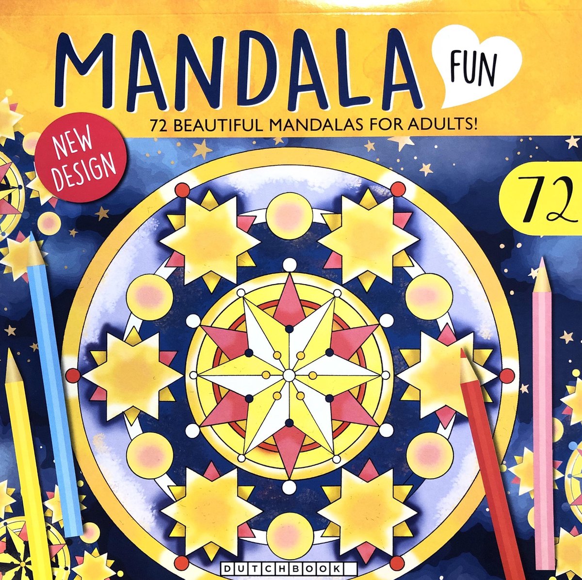 Mandala Fun Kleurboek voor Volwassen met 72 Kleurplaten