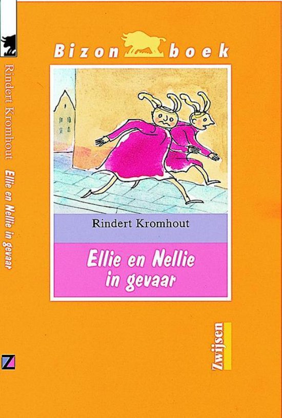 Cover van het boek 'Ellie en Nellie in gevaar' van Rindert Kromhout