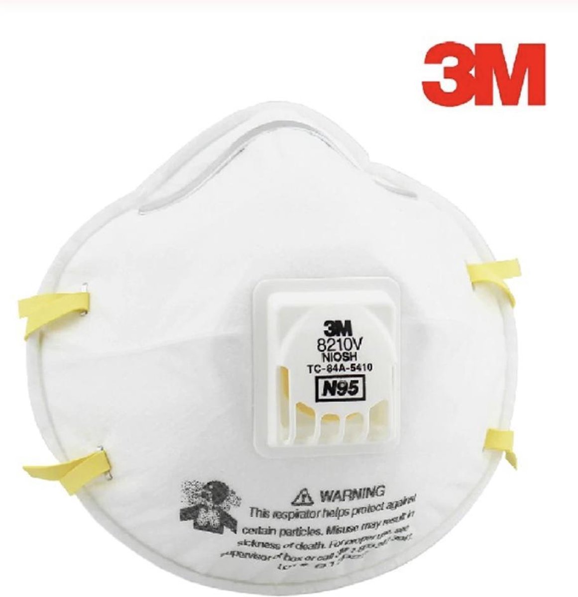 10 Stuks 3M FFP2+ Stofmasker / N95 Stofmasker - Mondkapje Met Ventiel - Gecertificeerd