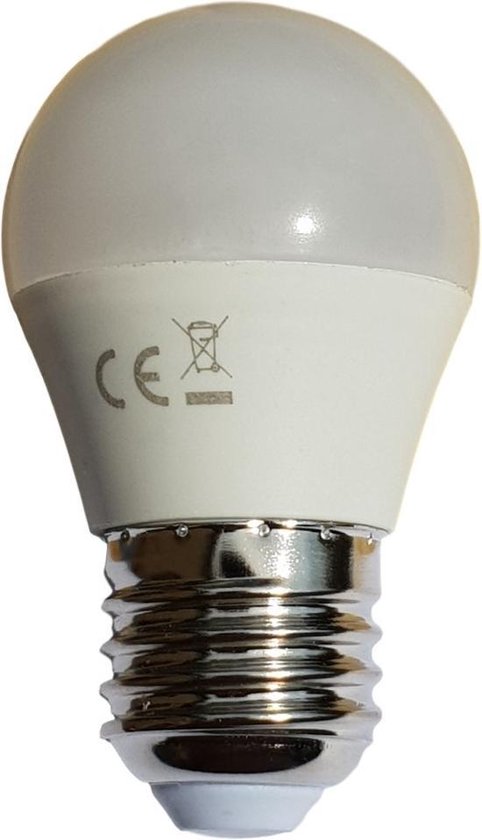 Lampe boule G45 | Lampe LED E27 6W = 50W | blanc froid 4000K | bol.com