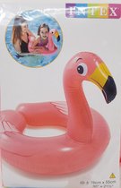 KINDER ZWEMBAND - OPBLAASBAAR - 3-6 JAAR - FLAMINGO - ROZE - 76X55 CM