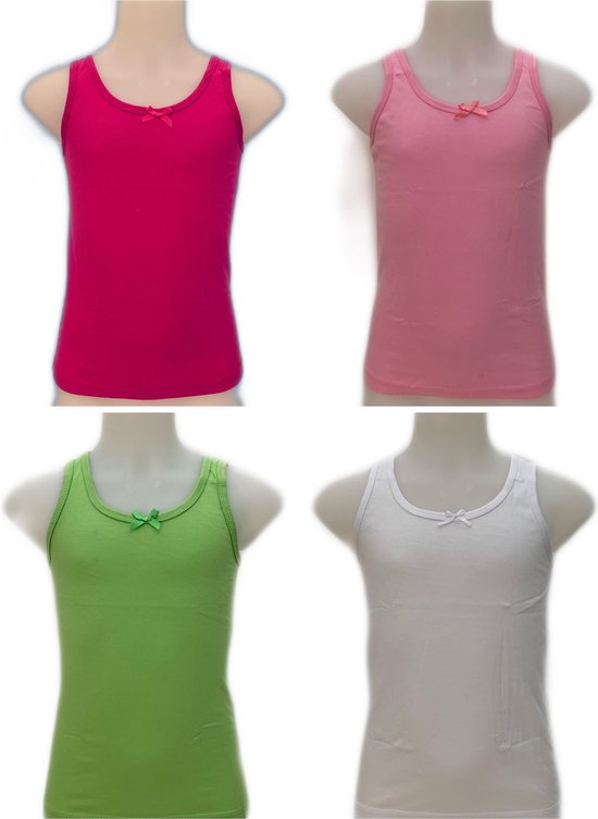 Camisole fille 2 pièces fuchsia 140/146