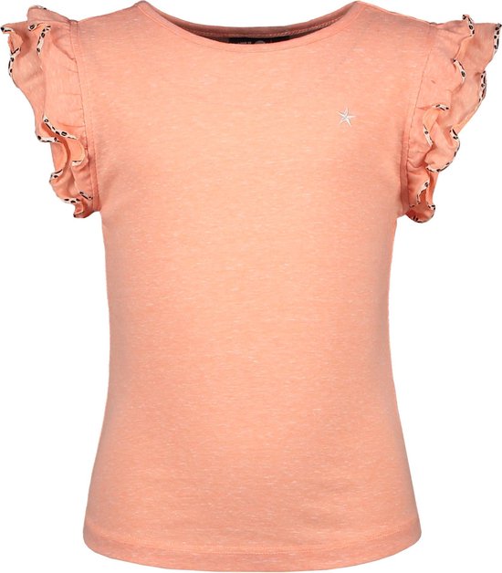Like FLO Meisjes ruffle t-shirt - roze - Maat 152 | bol.com