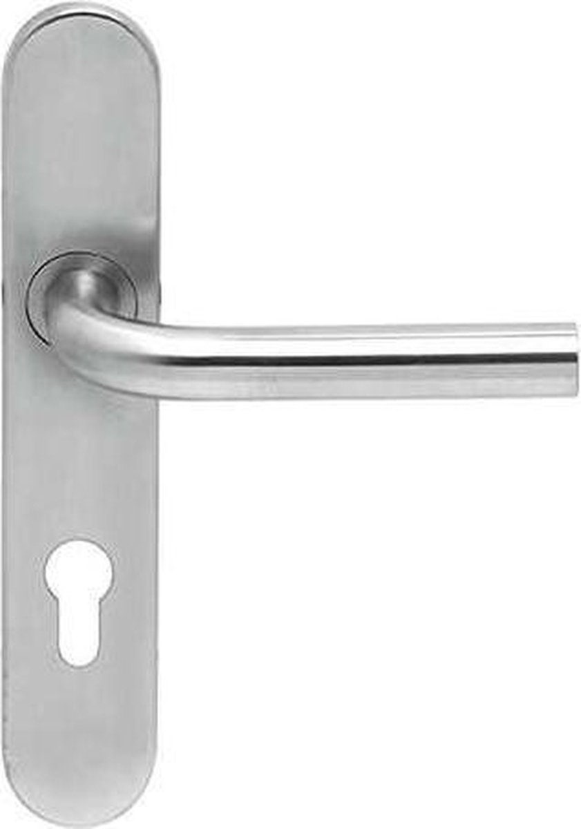 Knop/krukgarnituur BODA DIN-R PL KL4 rvs mat PC72 LS