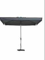 Parasol Rechthoek Grijs 300 x 200 Madison | Topkwaliteit parasol | Madison Delos kantelbaar