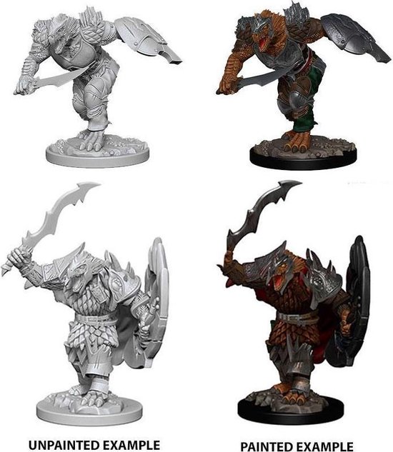 Dungeons and Dragons: Miniatures - combattant mâle Dragon