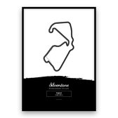 Circuitposter - Grand Prix - Silverstone - Formule 1