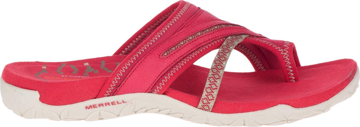 Merrell J001078 - Volwassenen Dames slippers - Kleur: Rood - Maat: 42 |  bol.com