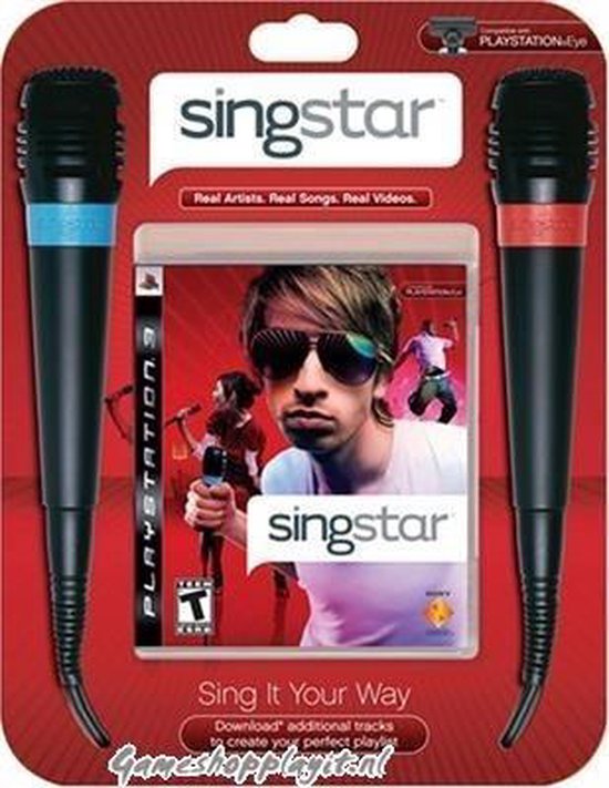 Singstar + 2 Microfoons