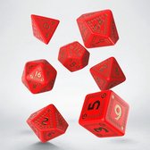 RuneQuest Red & Gold Dice Set  (Poly 7)
