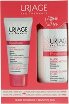 Uriage Roséliane Gift Set 40ml Roséliane Anti-Redness Cream + 100ml Dermo-Cleansing Fluid