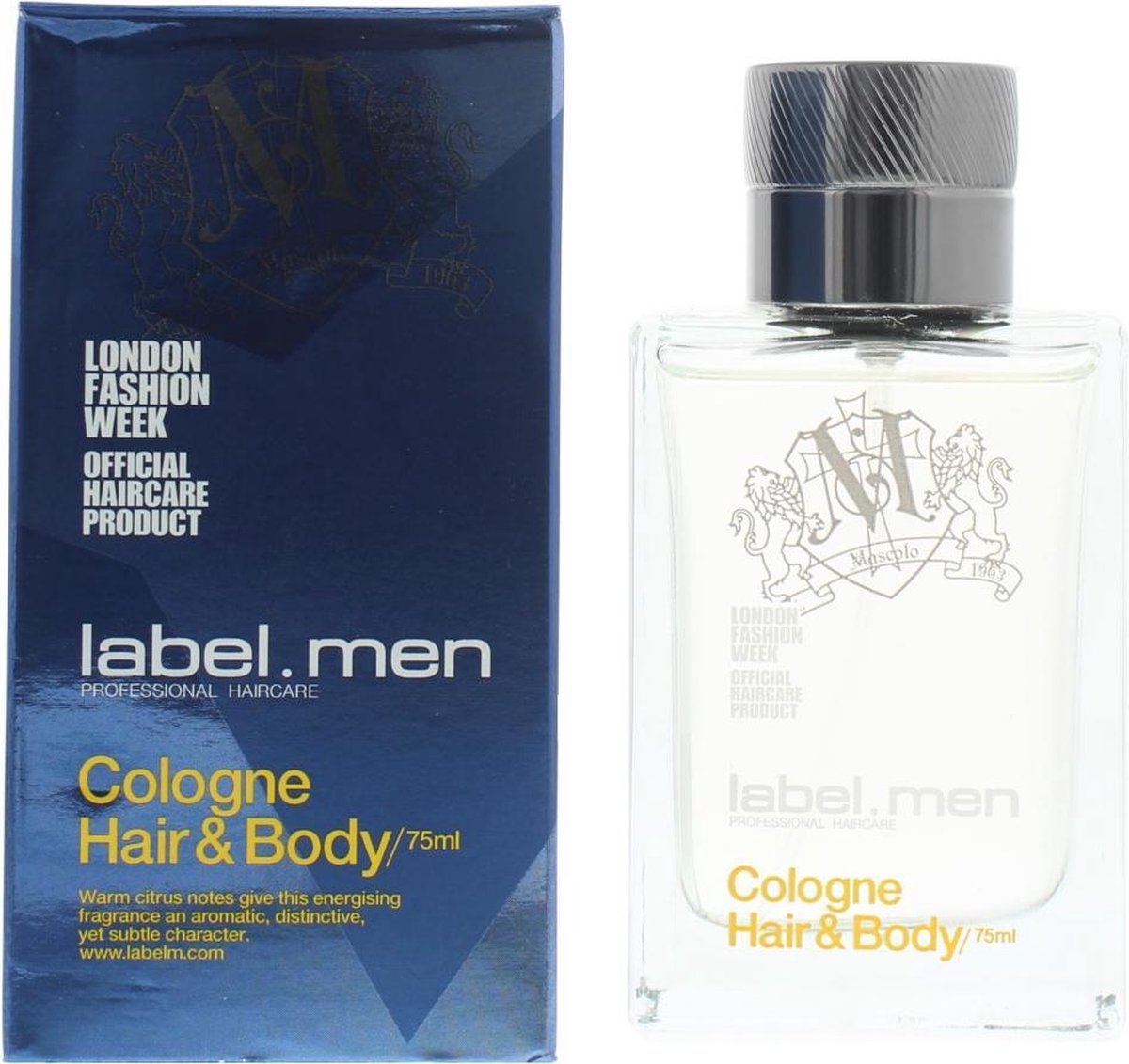 Label.m Men Cologne Hair & Body 75ml Spray