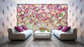 Beautiful Flowers Pastel Colours Photo Wallcovering