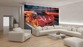 Red Car Photo Wallcovering