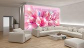 Flowers Nature Pink Photo Wallcovering