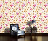 Flamingos Bird Pattern Photo Wallcovering