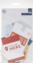 Pinkfresh: Out & About Tags Cardstock Die-Cuts, 12/Pkg