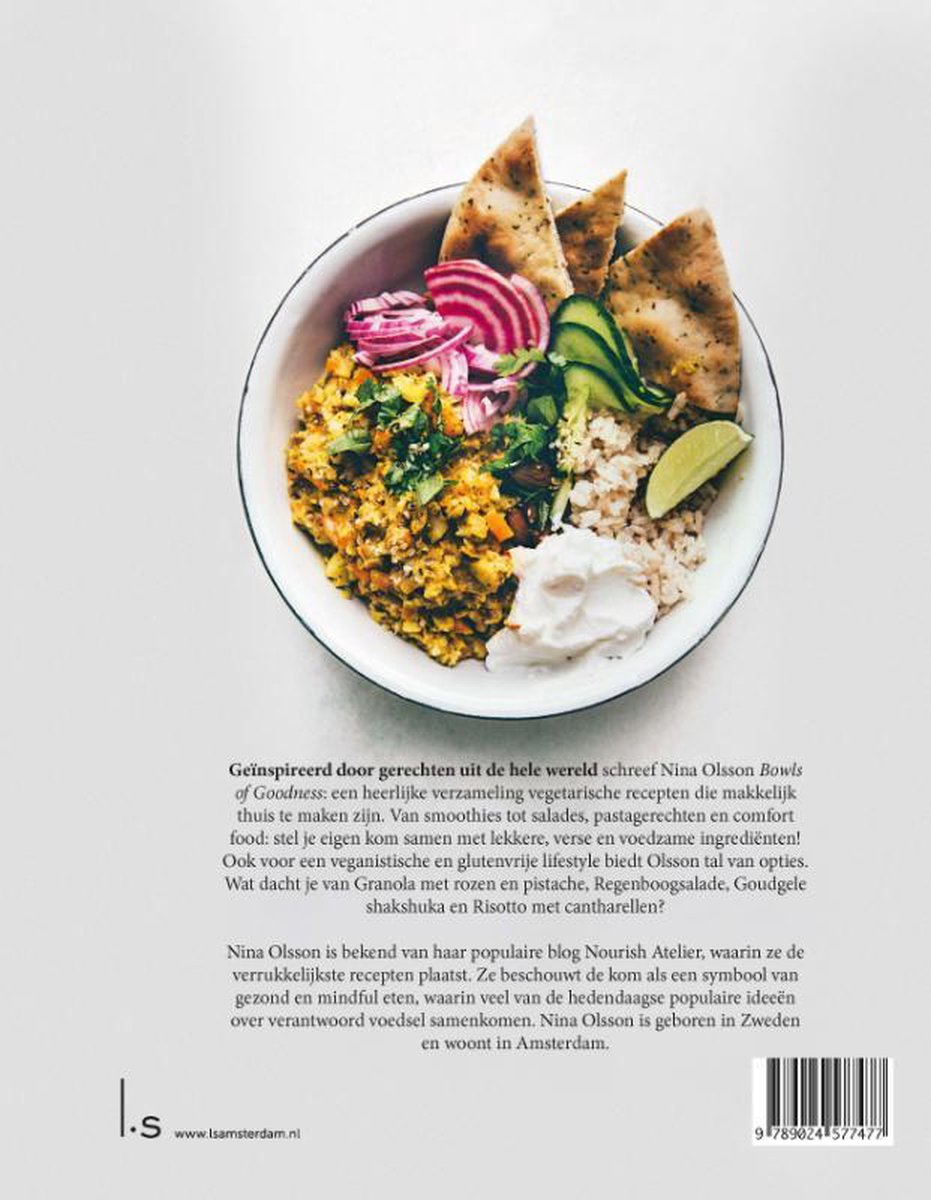 Bowls of Goodness - back cover
