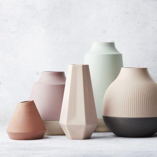 POINT-VIRGULE - Vase Blanc 11x20cm