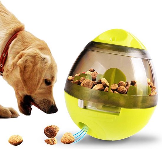Mister Mill Voer Ei - Interactieve hond - Honden speelgoed intelligentie - Snackbal Hond - Voerbal - Snackbal Kat - Voer EI