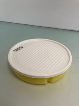 Snackbox - geel - met deksel